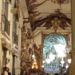 Dr. Moser and Dr. Gordon observe a church in São João del-Rei